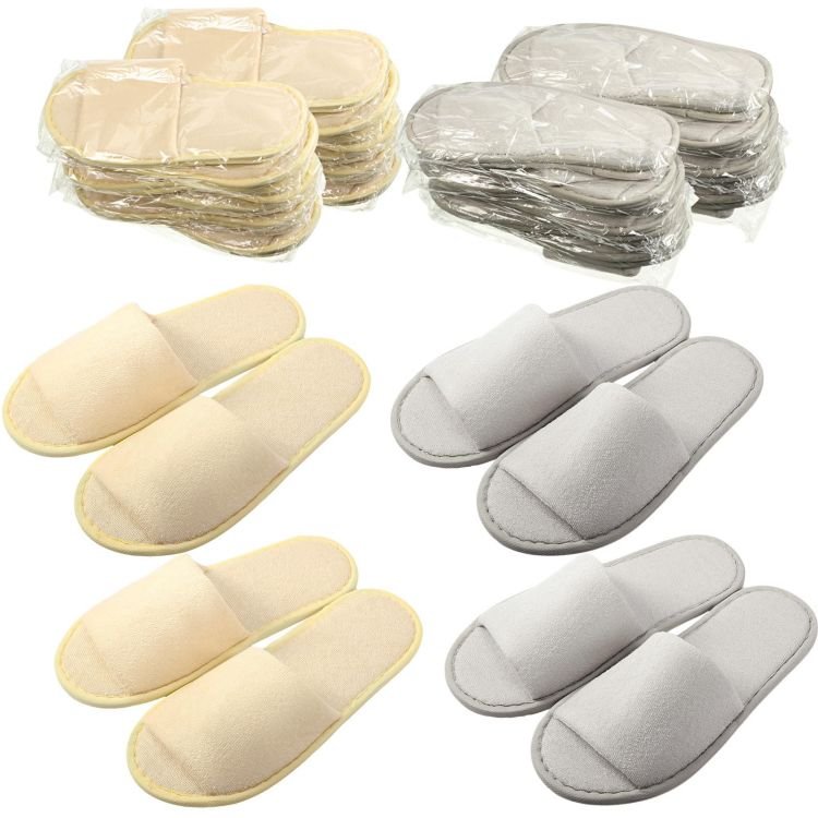 Hotel slippers Customized Nap Cloth Closed Toe Disposable Spa Air Eva Hotel slippers Sandals slides slippers For Women Men