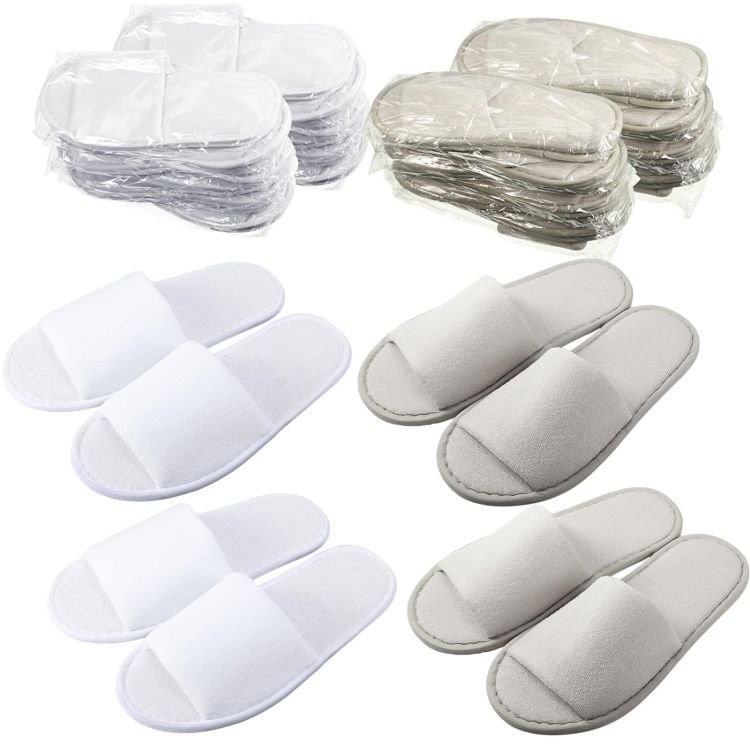 Hotel slippers Customized Nap Cloth Closed Toe Disposable Spa Air Eva Hotel slippers Sandals slides slippers For Women Men