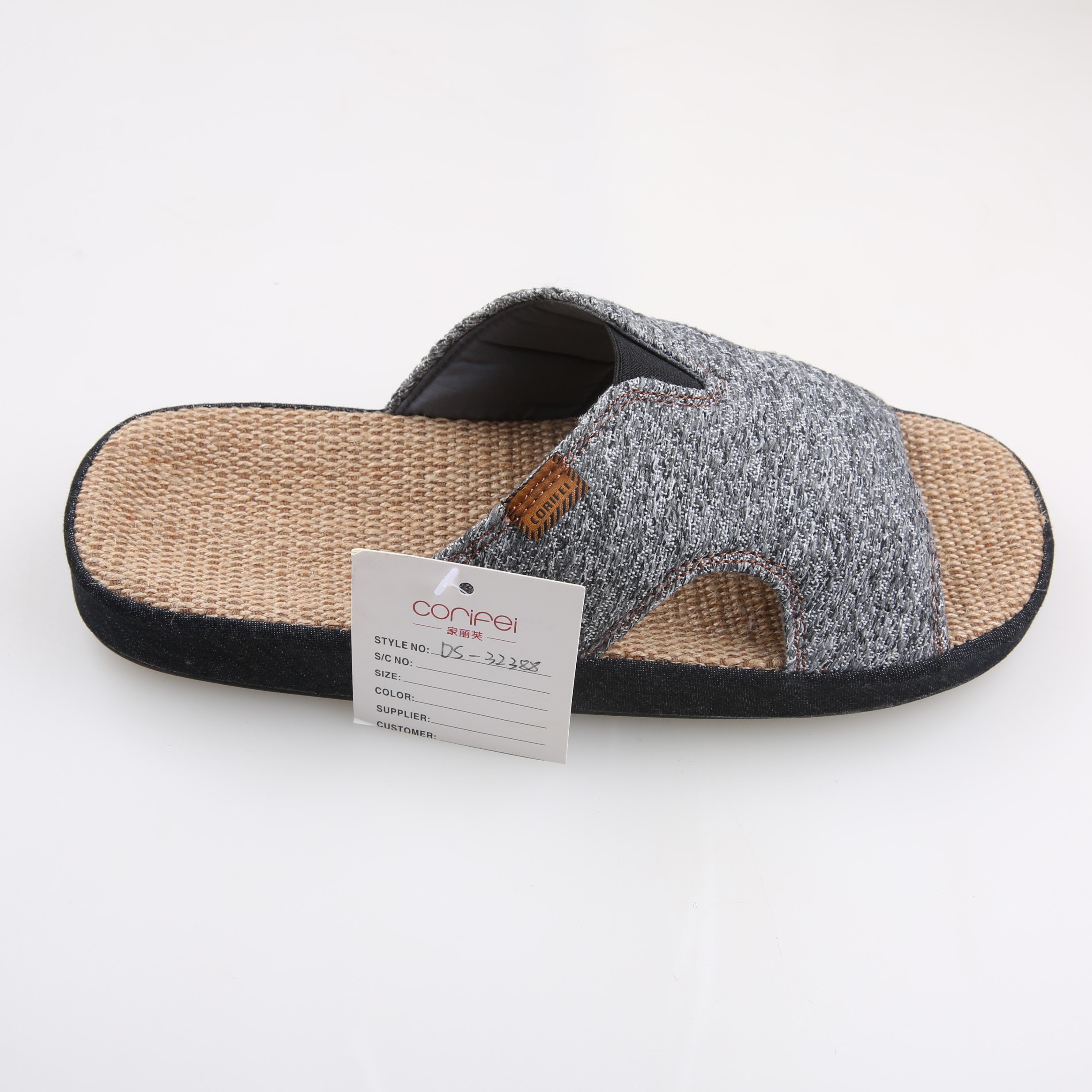 CORIFEI anti-slippery spring autumn adjustable band slippers for men