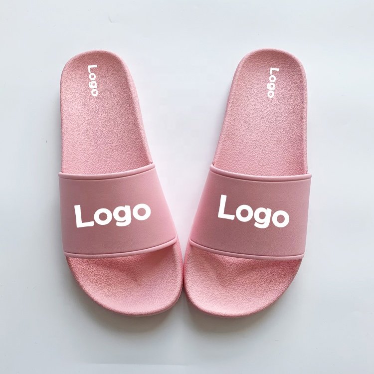 Custom Rubber Out Sole PVC Air Cushion Slides Slippers for Men Slides Slippers for Women 8-color Rubber Slippers