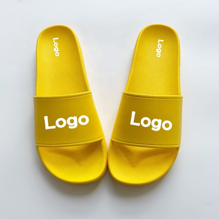 Custom Rubber Out Sole PVC Air Cushion Slides Slippers for Men Slides Slippers for Women 8-color Rubber Slippers