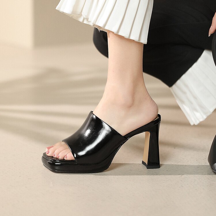 2022 hot sale famous branded ladies summer heeled sandals women's heels slides slippers for women