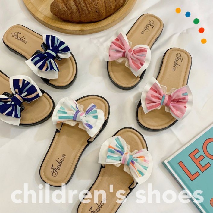 Wholesale Cheap Fashion Trend Children Girl's Slippers Shoes Baby Kids Girls Summer Slide Slippers