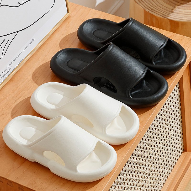 Cloud Slippers for Women and Men Cushioned Thick Sole Bathroom Sandals Extremely Comfy Non-Slip Spa Shower Slides Slipper