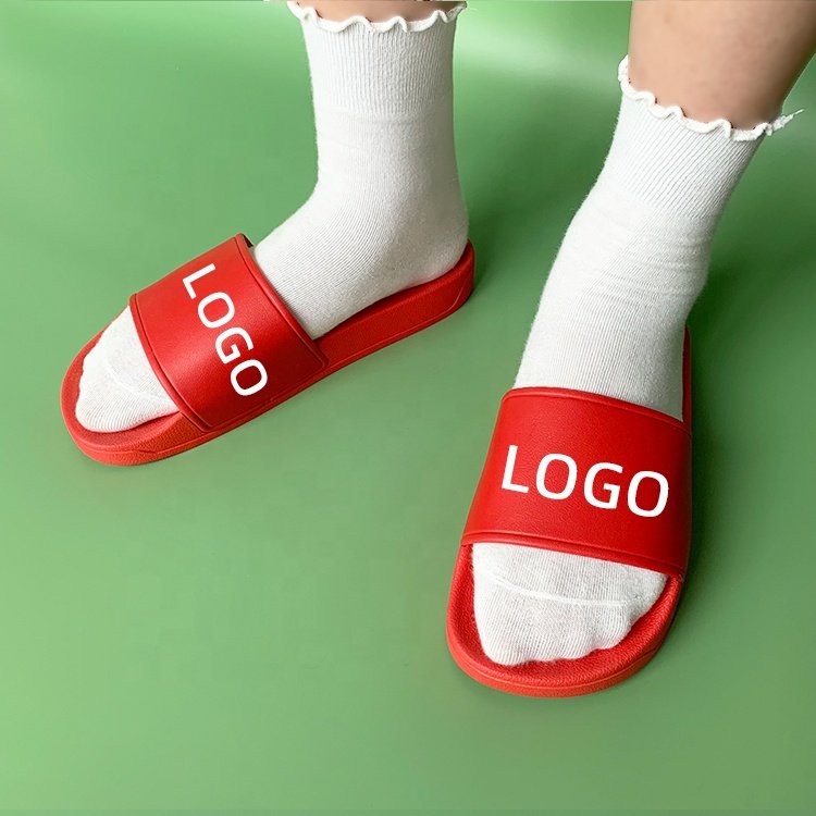 Wholesale Cheap Factory Price High Quality Comfortable Soft PVC Sole Custom Logo Unisex Designer Slides Slippers