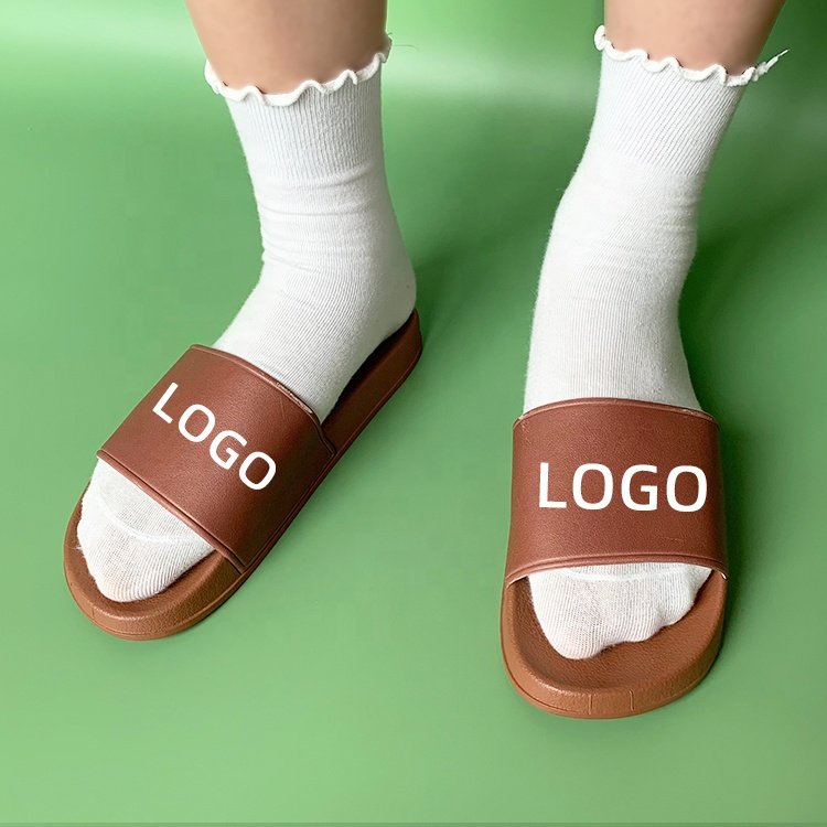 Wholesale Cheap Factory Price High Quality Comfortable Soft PVC Sole Custom Logo Unisex Designer Slides Slippers