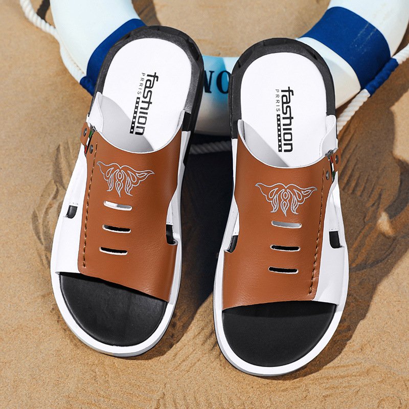New Fashion Wholesale Sandals Men Summer footwear 2024 Fashion large size flat Flip Flops Outdoor Non-slip Slide slippers