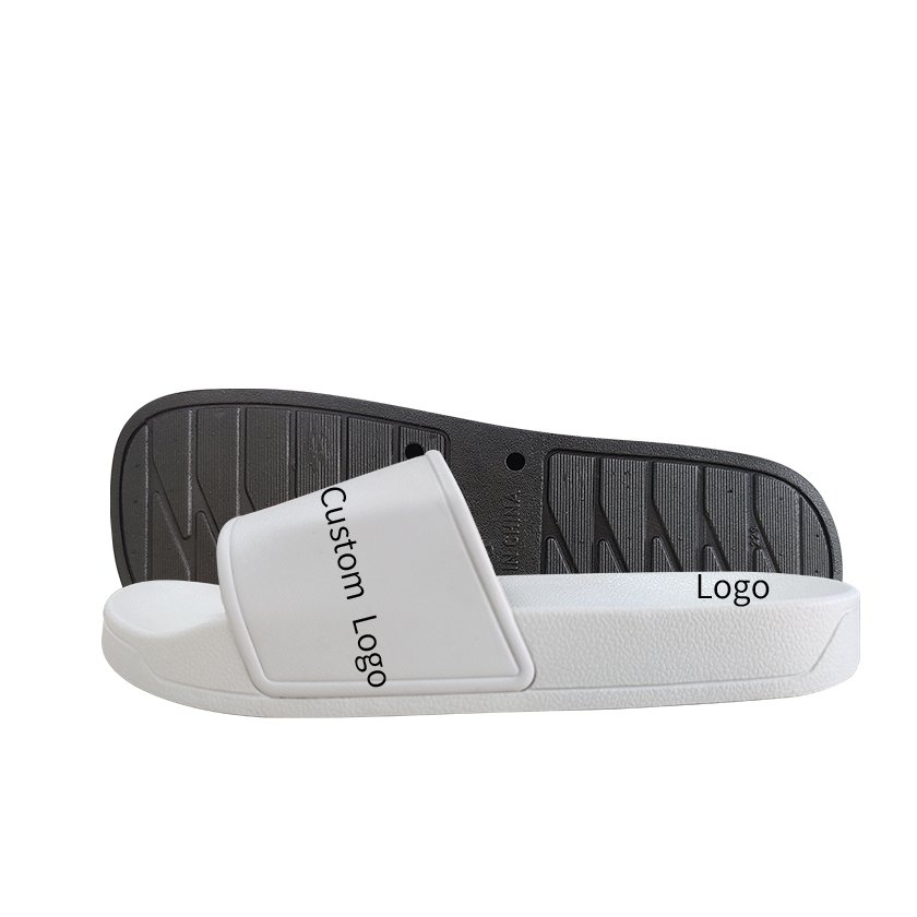 Oem Custom Black Slides Footwear Sandal PVC,Slippers Custom Colors Slide,Custom Logo Slippers Men Plain Blank Slide Sandal