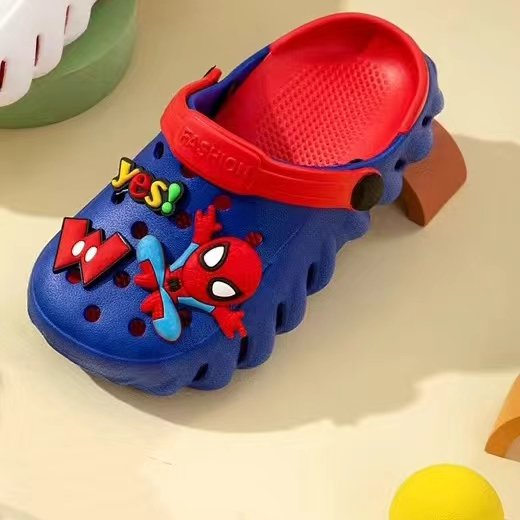 Beach Sandals Slides Slippers for Kids Non-Slip Thick EVA Foam Shoes Summer New Fashion