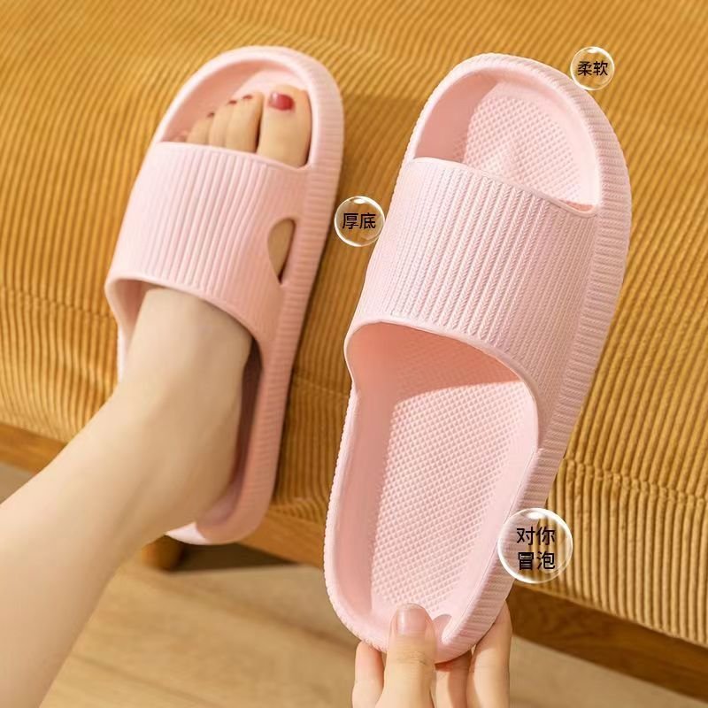 New Product 2024 Eva Pillow Soft Slides Thick Platform Casual Sandals Pillow Slides Cloud Slippers Indoor Slippers Eva