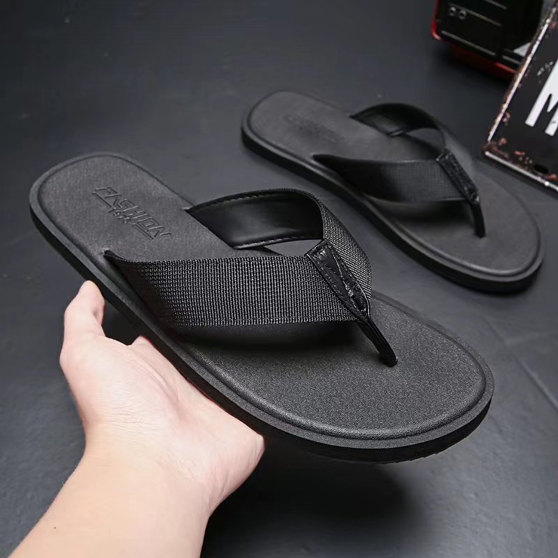Summer Sandal Men 2023 Wear Resistance Flip Flops Slides Slippers Flat