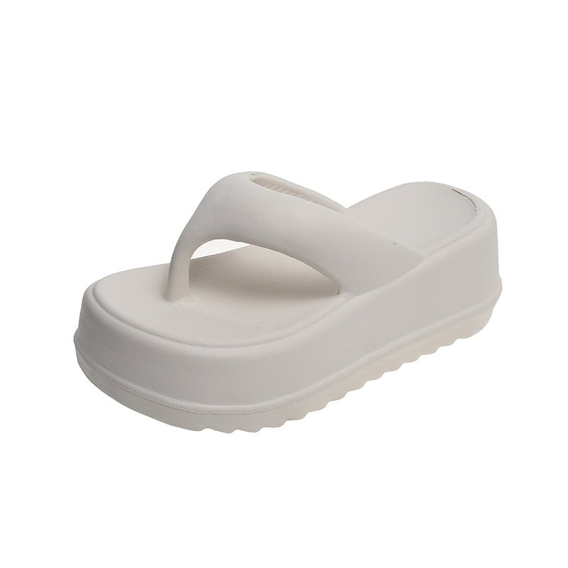 Women Summer Cloud Slides Pillow Sandals Thong Flat Flip-flops Slippers Home Anti-slip Bathroom Slides Slippers