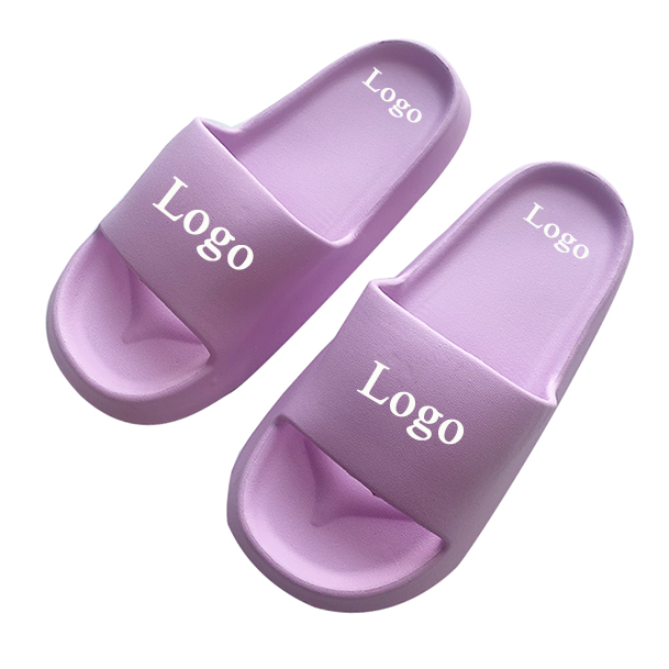 Wholesales Young Girl Orange EVA Customized Brand Slide Slippers Plain Blank Sandal Custom Logo EVA Slide Slippers