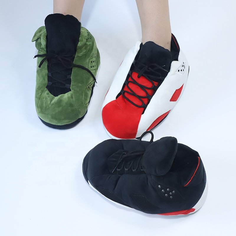 dropshipping product 2024 home slippers,cotton shoes house sneaker plush slipper,sneaker house shoes