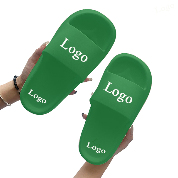 New Designs Men'S Summer Indoor Yellow Color Bathroom Slide Slippers Non Slip Custom EVA Slide Slippers With Logo