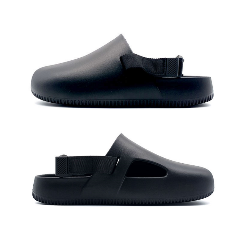 Closed-Toe Baotou Slippers Men Women Custom Indoor/Outdoor Summer Beach Sandals Anti-Slip Anti-Odour Soft Thick Flat Casual