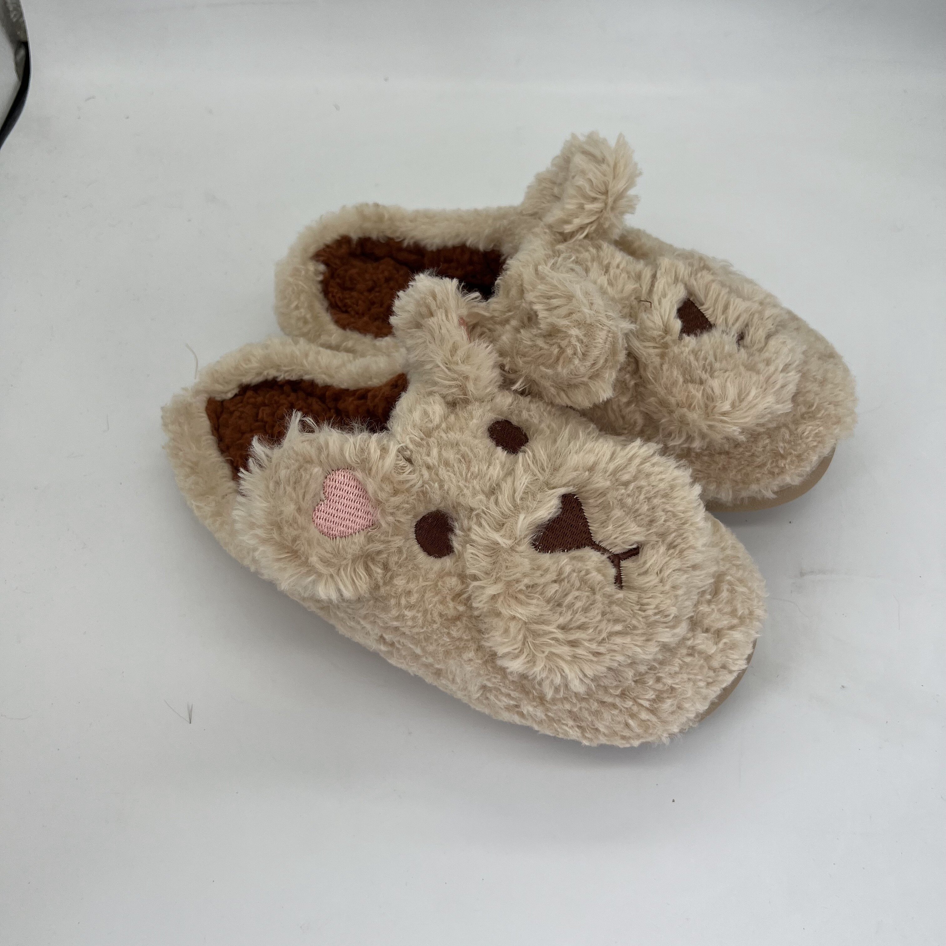Custom Fashion Women House Warm Fluffy Furry Autumn Spring Real Fuzzy Australia Sheepskin Fur Slides Slippers For Women