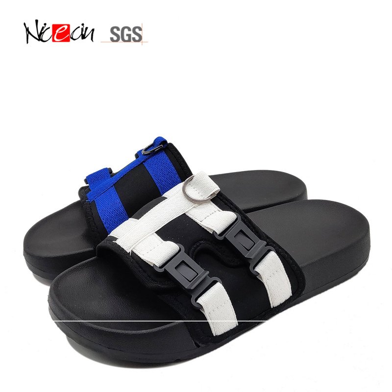 Nicecin Cloth Upper Sports Men Summer Flip-Flops Slides Beach Sandals Outside Non-slip Slippers