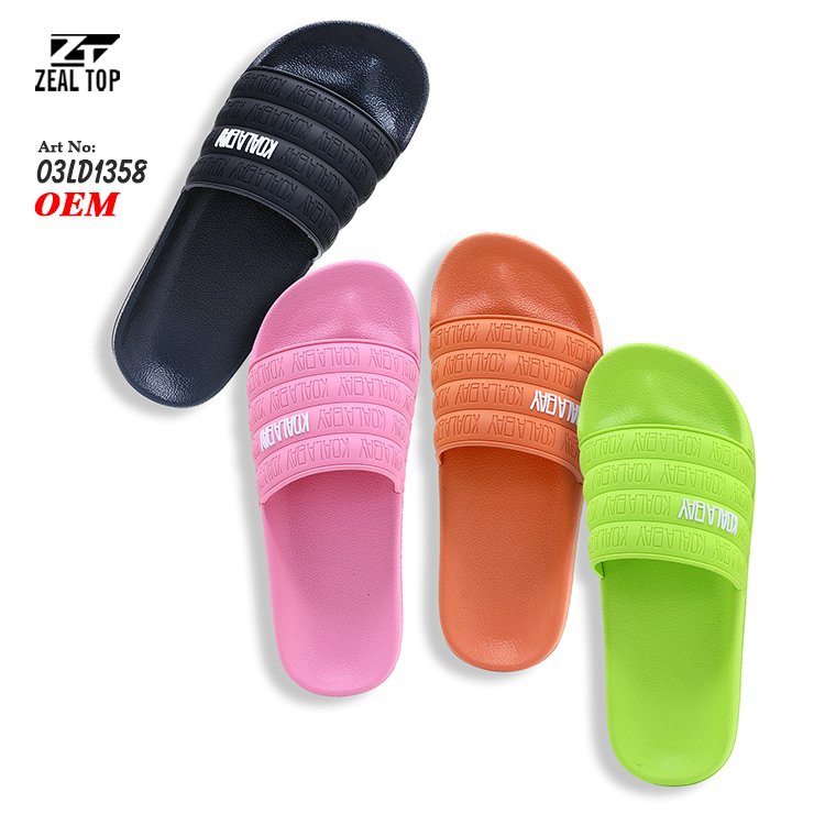 Home Casual Shoes Bathroom Anti-slip Slides Women's Simple Slippers Custom Slides Slippers for women and ladies 2023