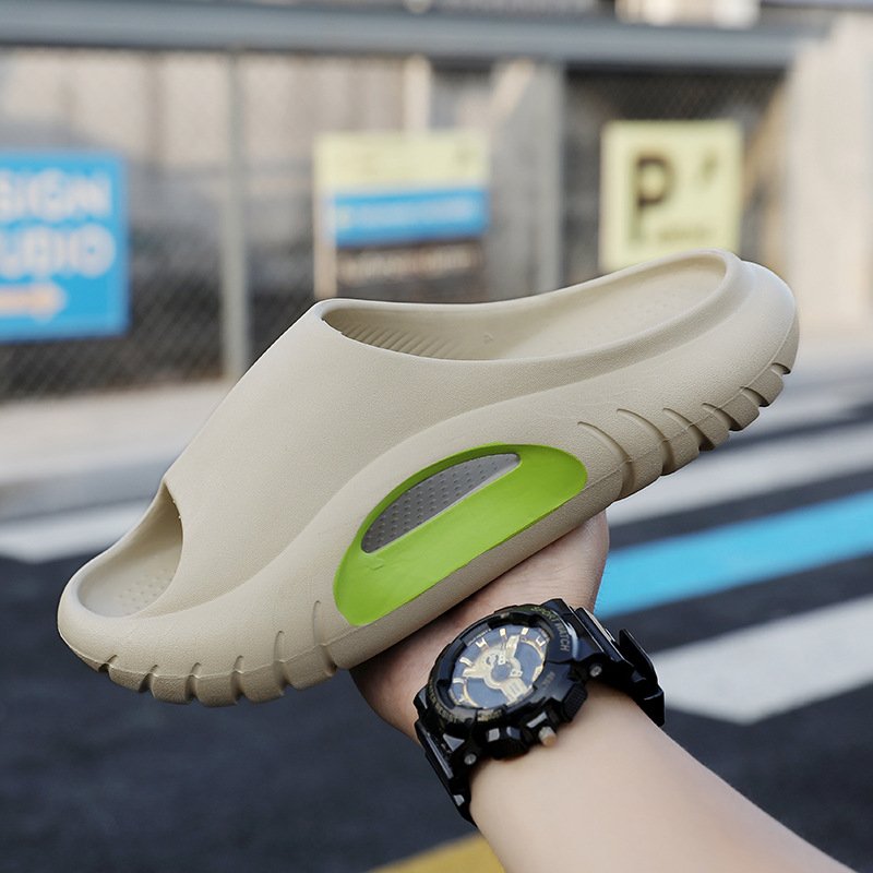 Cheap Summer Fashion Thick Sole Eva Soft Comfortable Beach Slippers Shoes Outdoor Mens Slides Slipper Wholesale