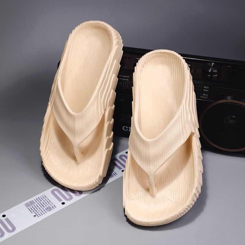 2024 Brand Logo Custom Summer Men Casual Sandal Flip Flops Home EVA Soft Slippers Women Fashion Outdoor Beach Flat Foam Slides