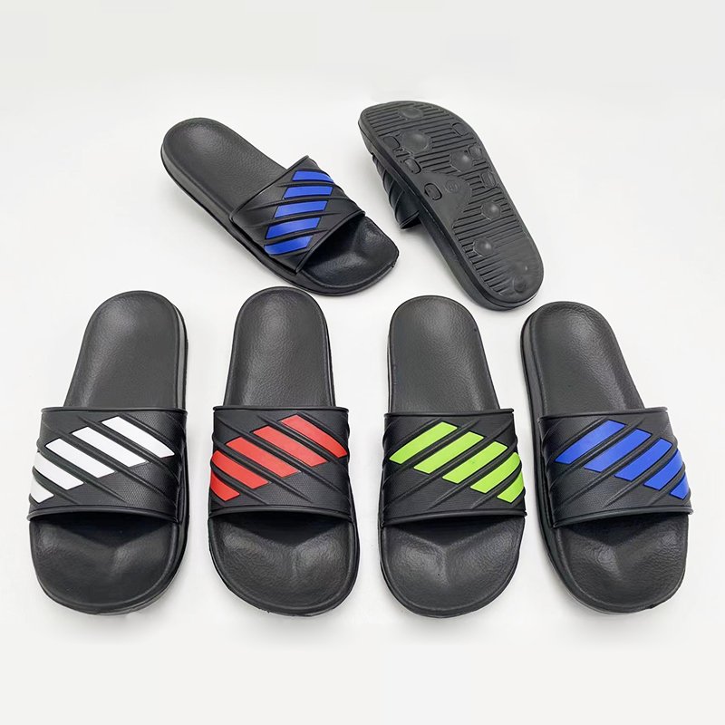 Hot sales custom logo quick-drying flat eva men slippers 2023 slides slippers for men