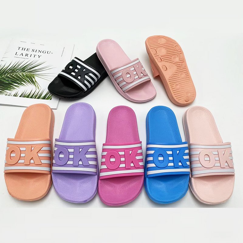 Hot sales custom logo quick-drying flat eva men slippers 2023 slides slippers for men