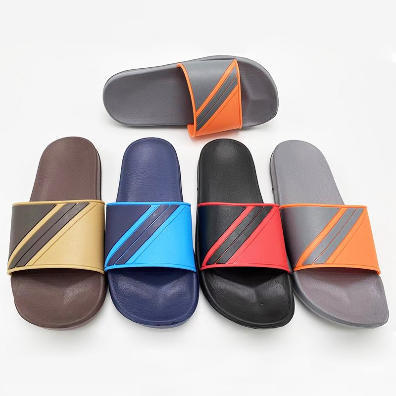 Hot sales custom logo quick-drying flat eva men slippers 2023 slides slippers for men