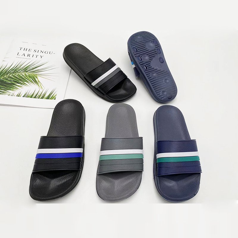 Hot sales custom logo quick-drying flat eva men slippers 2023 slides slippers for men