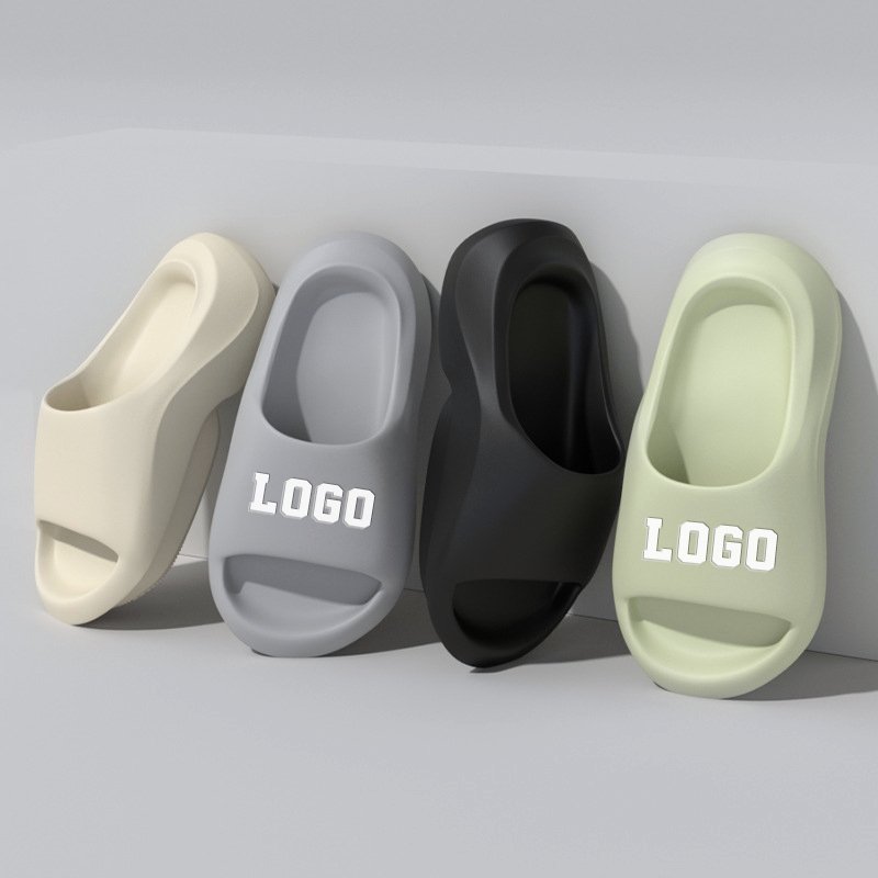 2024 Designer Summer Beach Comfort Ladies Custom Your Logo Eva Foam Thick Slides Slippers For Women Men Unisex
