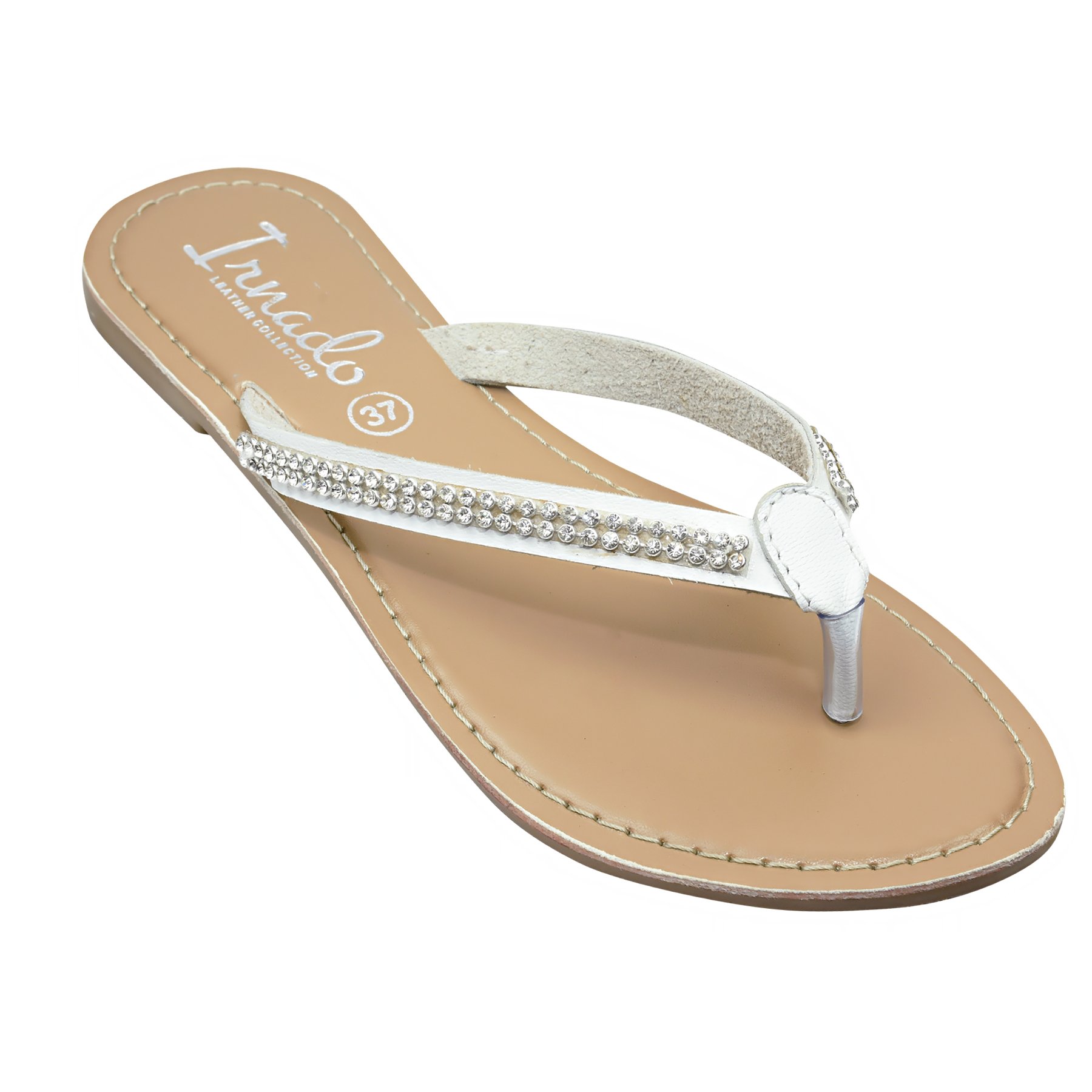 Crystal Jelly Sandals White Color Diamond Flat Women Slipper Clear Slip on Shoes for Lady Beach Jelly Slides Slippers BLACK OEM