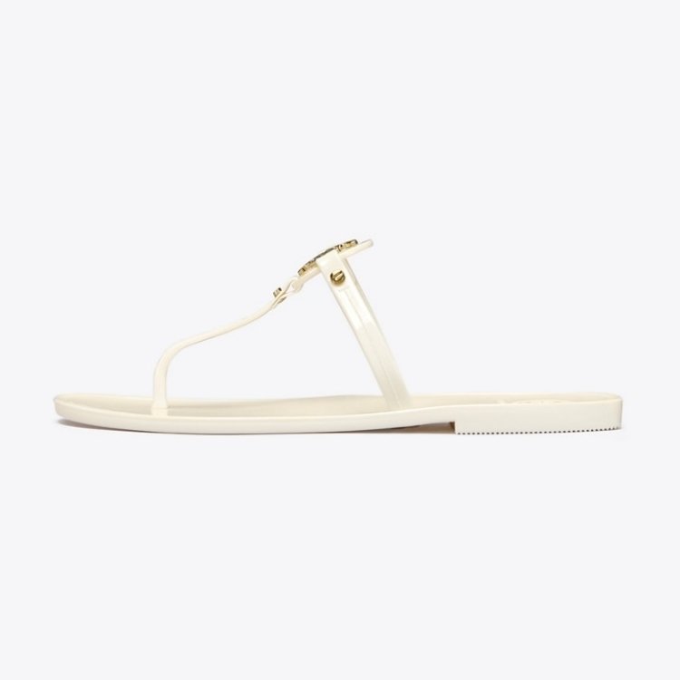 Official Version Women Luxury Flat Jelly Zapatos Plana Flip Flops Slippers TB Tory Birch Sandals