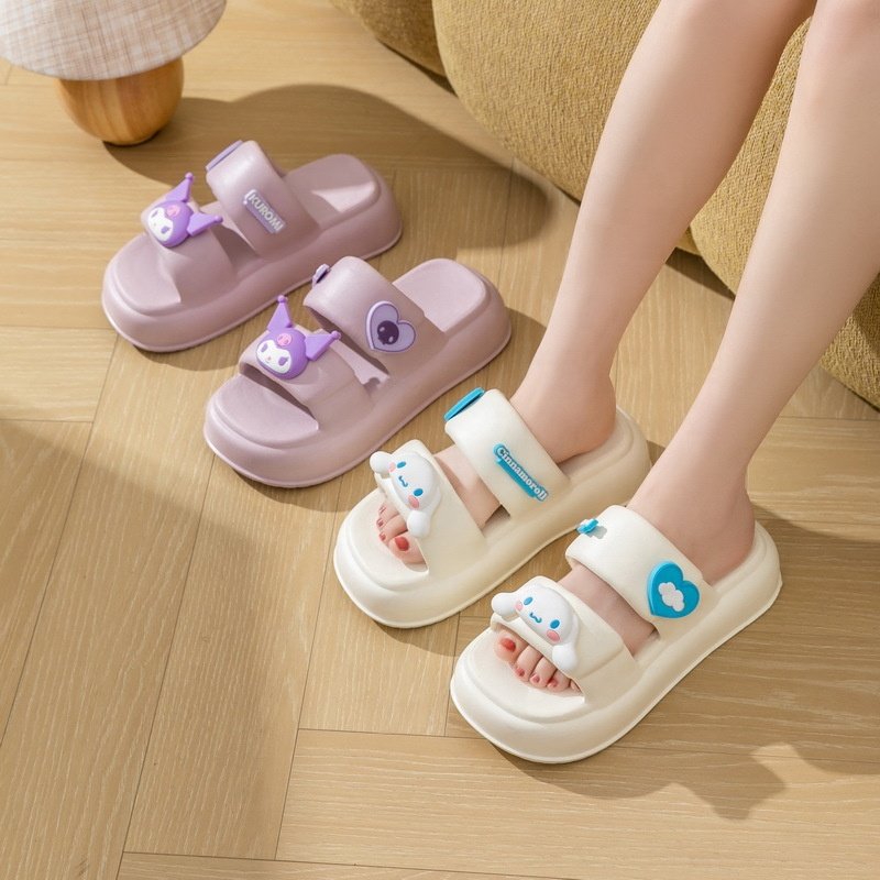 High Quality Lady Summer Flip Flop Sandals PVC Non-slip Shoes Pink Bathroom Girls Beach Slipper Flip Flops Indoor Soft Sandals