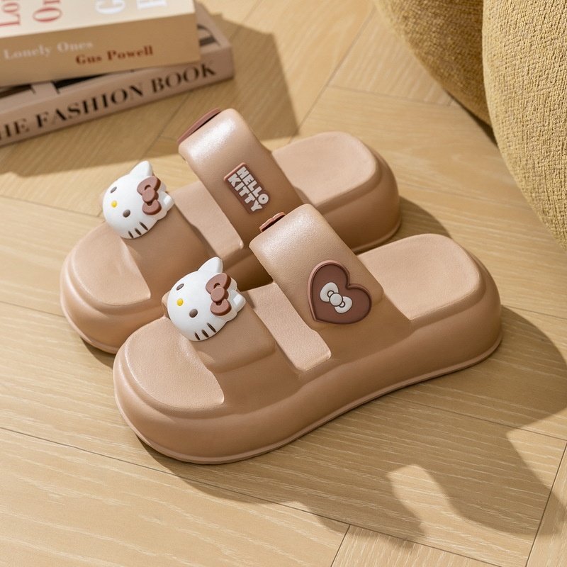 High Quality Lady Summer Flip Flop Sandals PVC Non-slip Shoes Pink Bathroom Girls Beach Slipper Flip Flops Indoor Soft Sandals