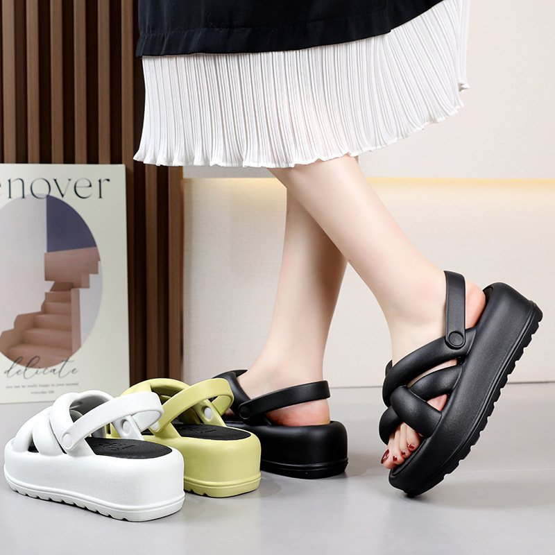 Wholesale Fashion Trend Anti-slip Eva Sandals for Summer Indoor and Outdoor Use Comfortable Beach Slide Slippers Sandals