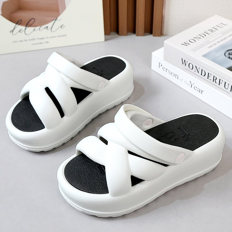 Wholesale Fashion Trend Anti-slip Eva Sandals for Summer Indoor and Outdoor Use Comfortable Beach Slide Slippers Sandals