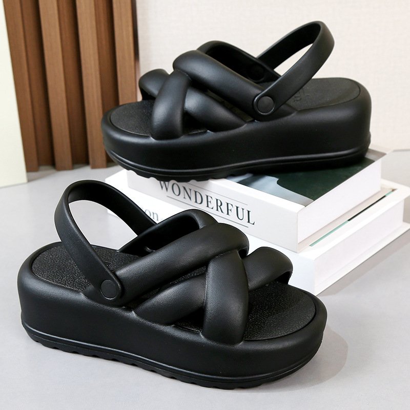 Wholesale Fashion Trend Anti-slip Eva Sandals for Summer Indoor and Outdoor Use Comfortable Beach Slide Slippers Sandals