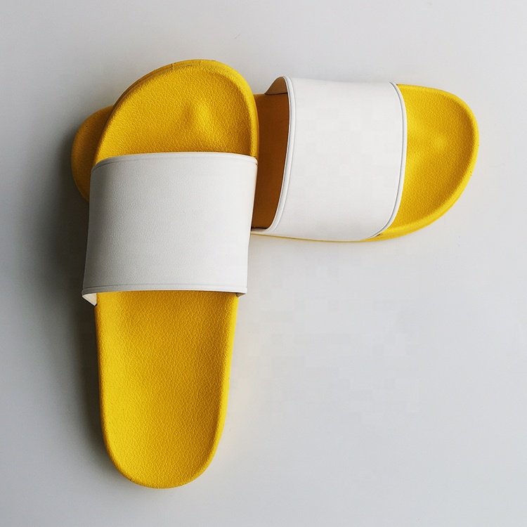 OEM Custom White Slides Footwear Sandal PVC,Design Logo Slippers Men Plain Blank Slide, Customized Logo Women Black PVC Shoes