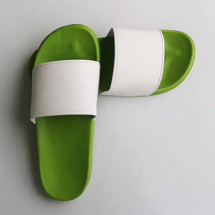 OEM Custom White Slides Footwear Sandal PVC,Design Logo Slippers Men Plain Blank Slide, Customized Logo Women Black PVC Shoes
