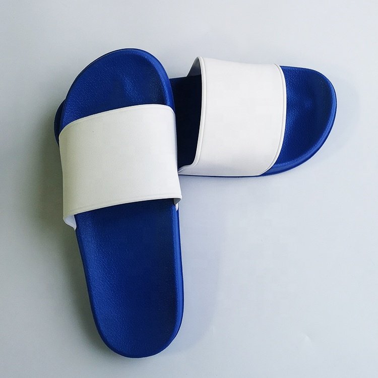 OEM Custom White Slides Footwear Sandal PVC,Design Logo Slippers Men Plain Blank Slide, Customized Logo Women Black PVC Shoes