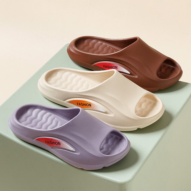 Wholesale Thick Sole Soft Slippers High Platform Slides Slippers Flip Flop Women's Shoes Non-slip Men's Shoes Sporty