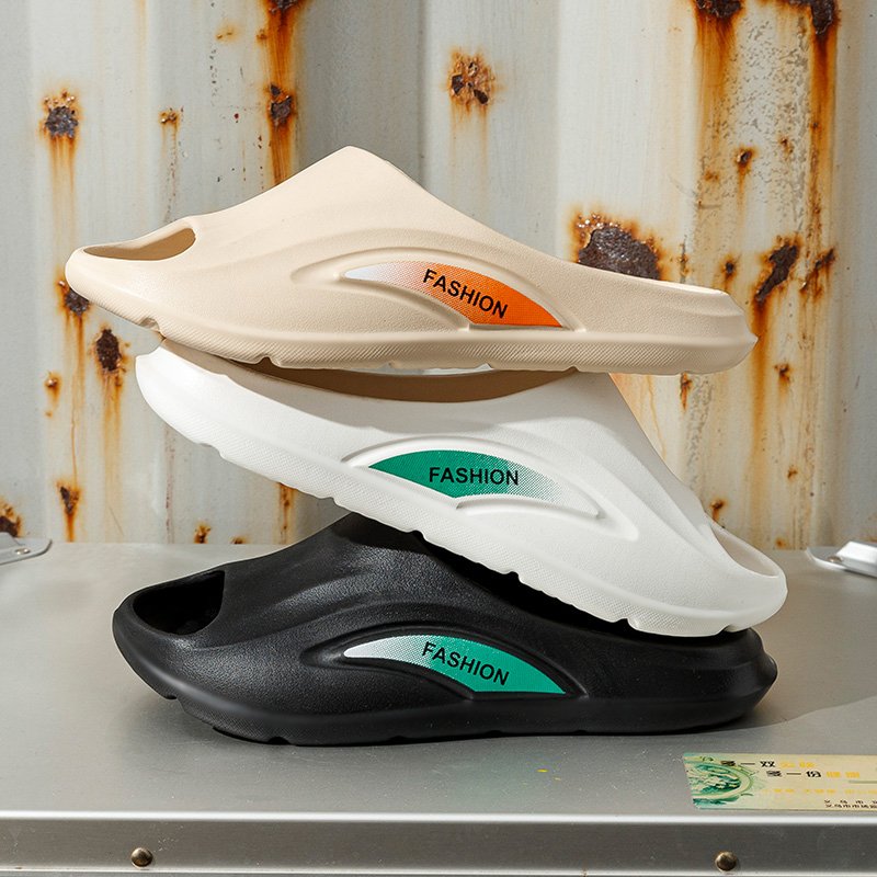Wholesale Thick Sole Soft Slippers High Platform Slides Slippers Flip Flop Women's Shoes Non-slip Men's Shoes Sporty