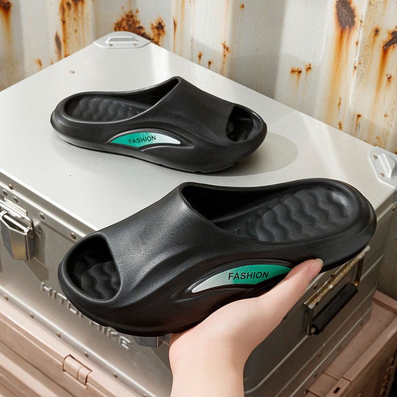 Wholesale Thick Sole Soft Slippers High Platform Slides Slippers Flip Flop Women's Shoes Non-slip Men's Shoes Sporty