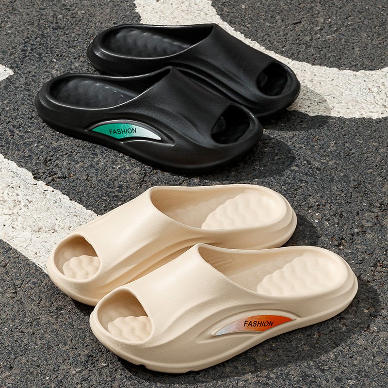 Wholesale Thick Sole Soft Slippers High Platform Slides Slippers Flip Flop Women's Shoes Non-slip Men's Shoes Sporty