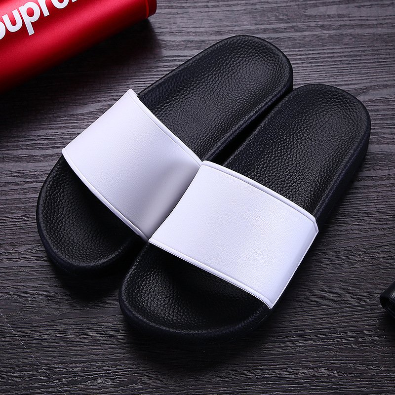 Customized Printing Logo Pattern Colors Indoor Outdoor PVC Men Women Sandals Beach Slides Slippers