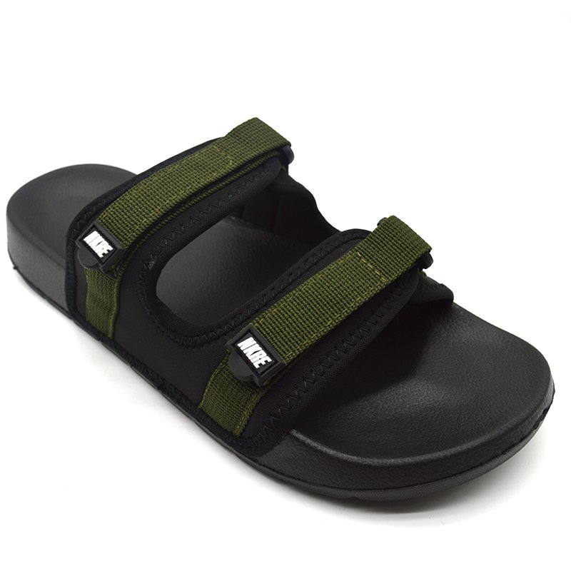 OEM Unisex Light-Weight Slides Slippers Flat Open Toe Design with Hook Loop for Anti-Slip Use for Outdoor Summer Sports