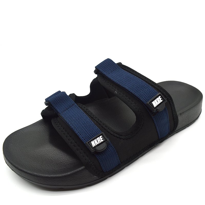 OEM Unisex Light-Weight Slides Slippers Flat Open Toe Design with Hook Loop for Anti-Slip Use for Outdoor Summer Sports