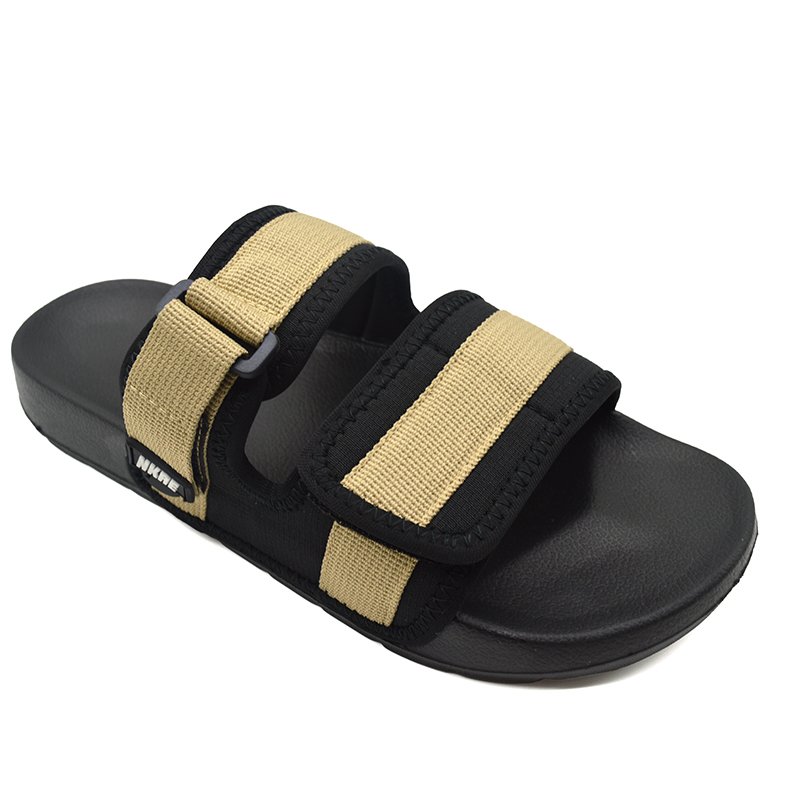 OEM Unisex Light-Weight Slides Slippers Flat Open Toe Design with Hook Loop for Anti-Slip Use for Outdoor Summer Sports