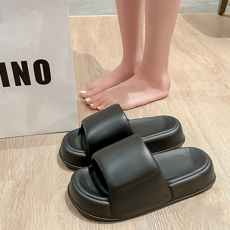 Women'S Anti Slip Super Soft Thick Bottom Beach Eva Slippers Woman Flat Bottom Slide Men House Slide Slippers