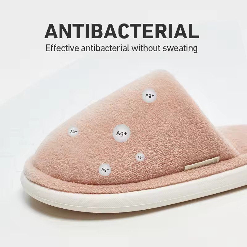 Winter Slides Slippers For Women And Men Soft Warm Cotton Fuzzy Home Indoor Slippers Couple Unisex Anti-slip Wholesale